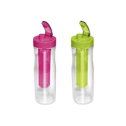 Trinkflasche Mit Einsatz Für Früchte Glas Tritan Trinkflasche "VitaFrutti" 650ml mit Einsatz für Früchte